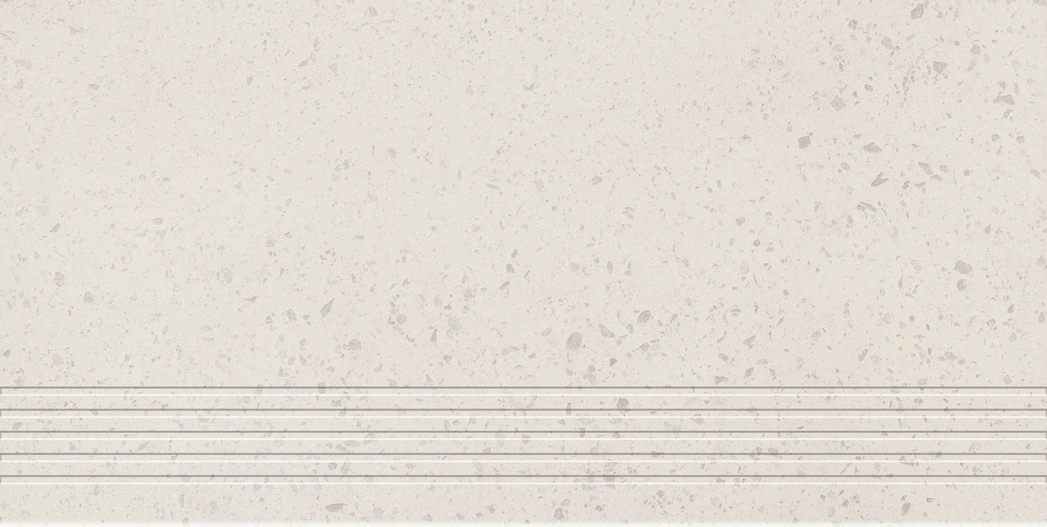 Ступень напольная из керамогранита Domino Otis white 59,8x29,8 см