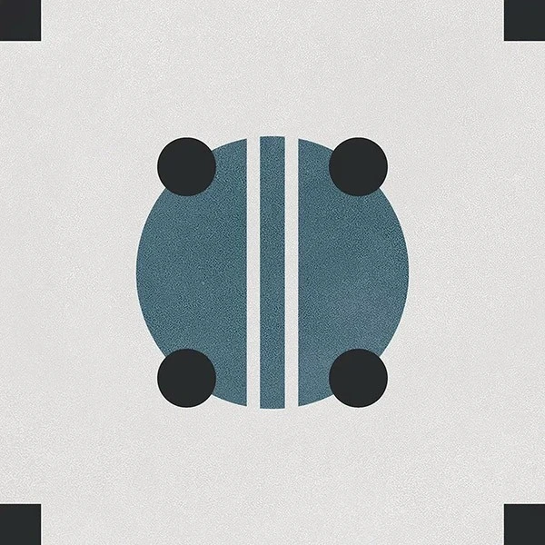 Универсальная плитка (керамогранит) Ennface Compass Karo Matt 20x20 см