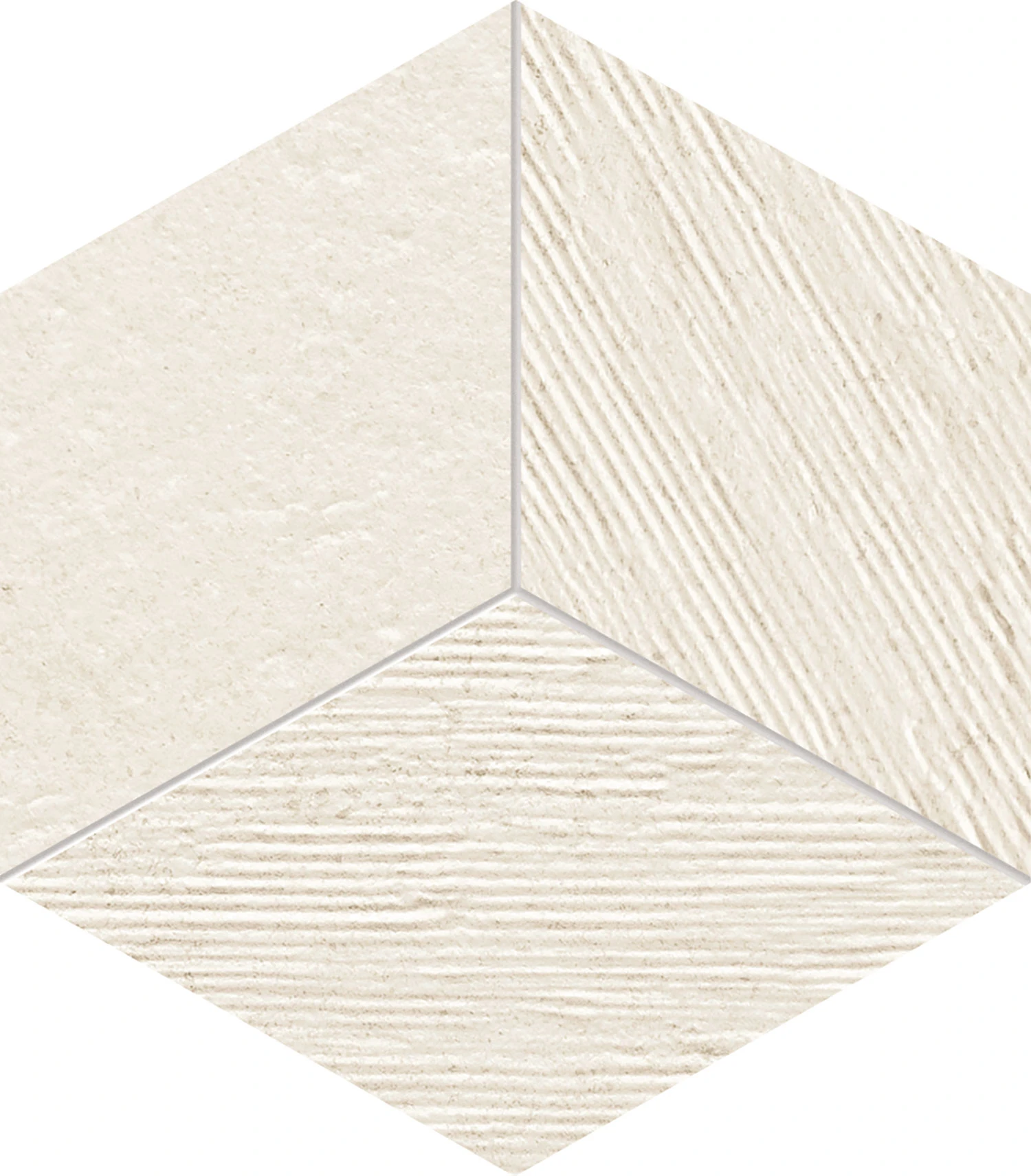 Настенная мозаика Tubadzin Balance ivory STR 22.6x19.8 см