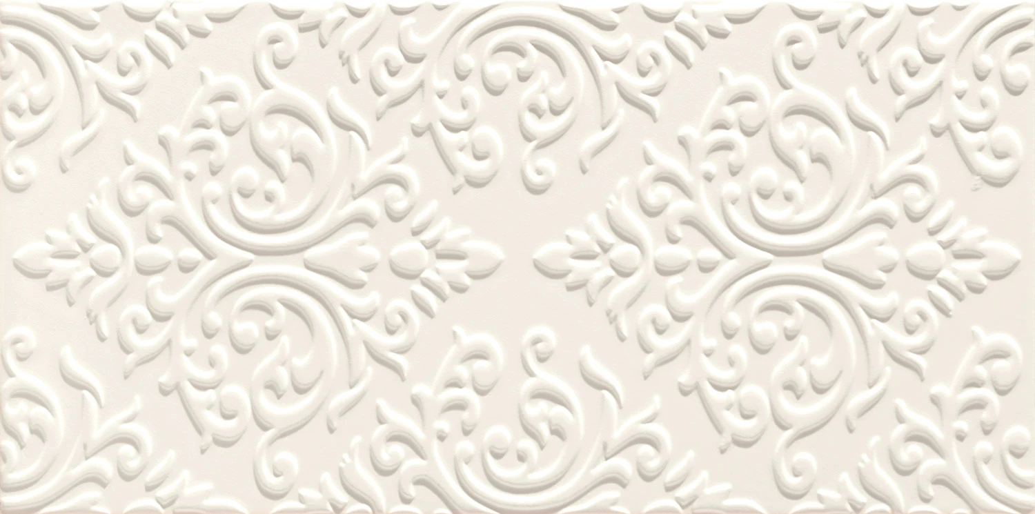 Настенный декор Delice white STR 223 x 448 mm