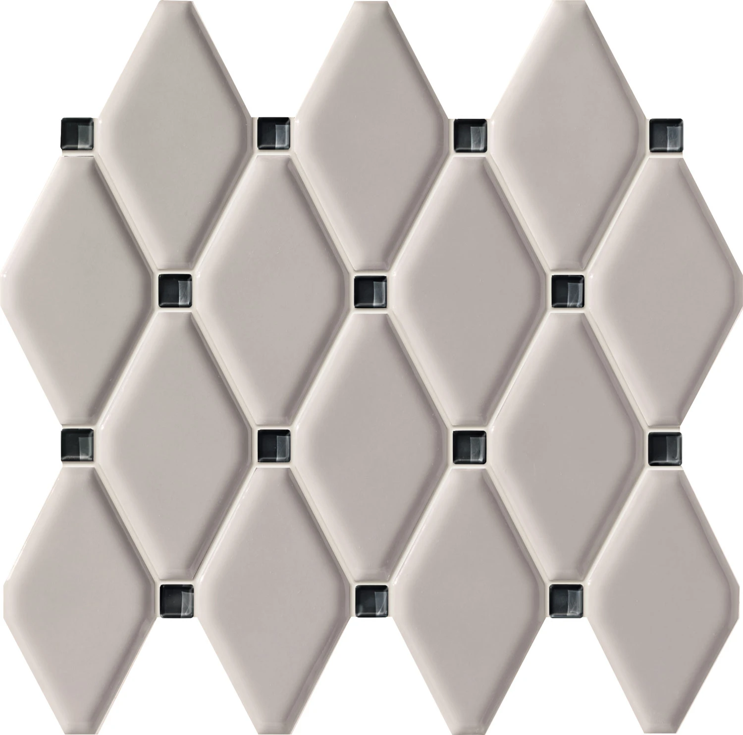 Настенная мозаика Tubadzin Abisso grey 29.8x27 см