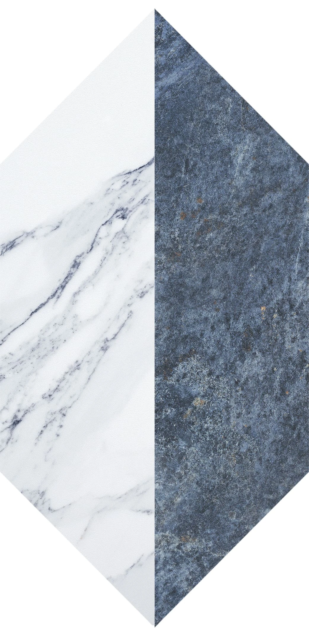 Настенный декор Domino Ferro blue 22.5x14.8 см