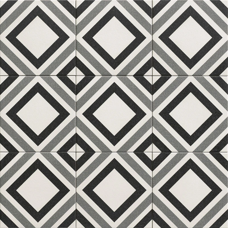 Универсальная плитка (керамогранит) Mainzu Belfast black 20x20 см