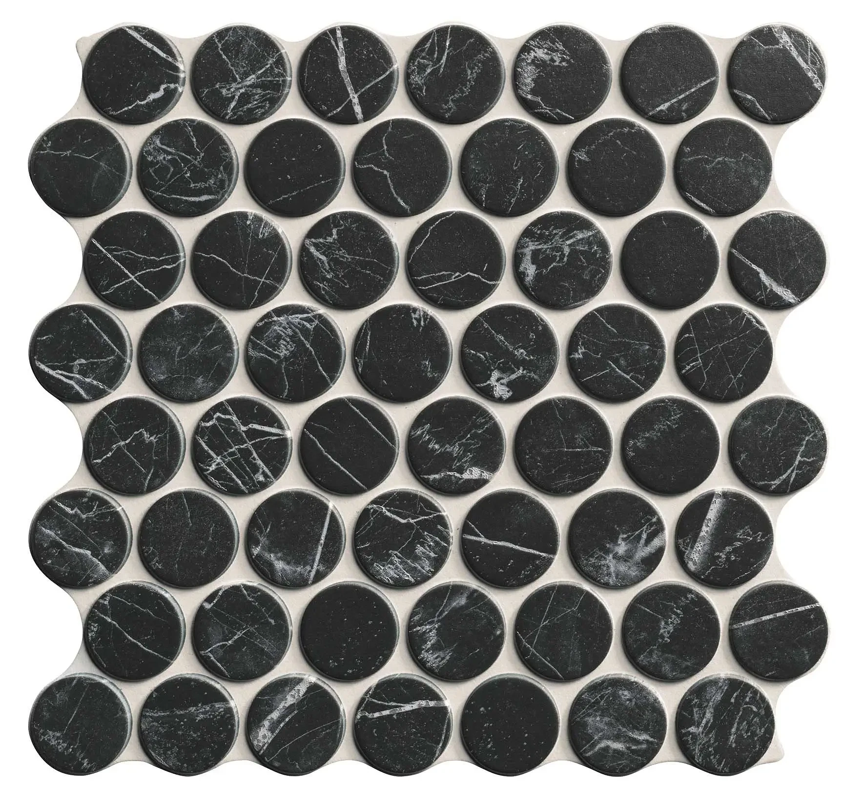 Настенная плитка (из керамогранита) Realonda Circle Marquina 30.9x30.9 см