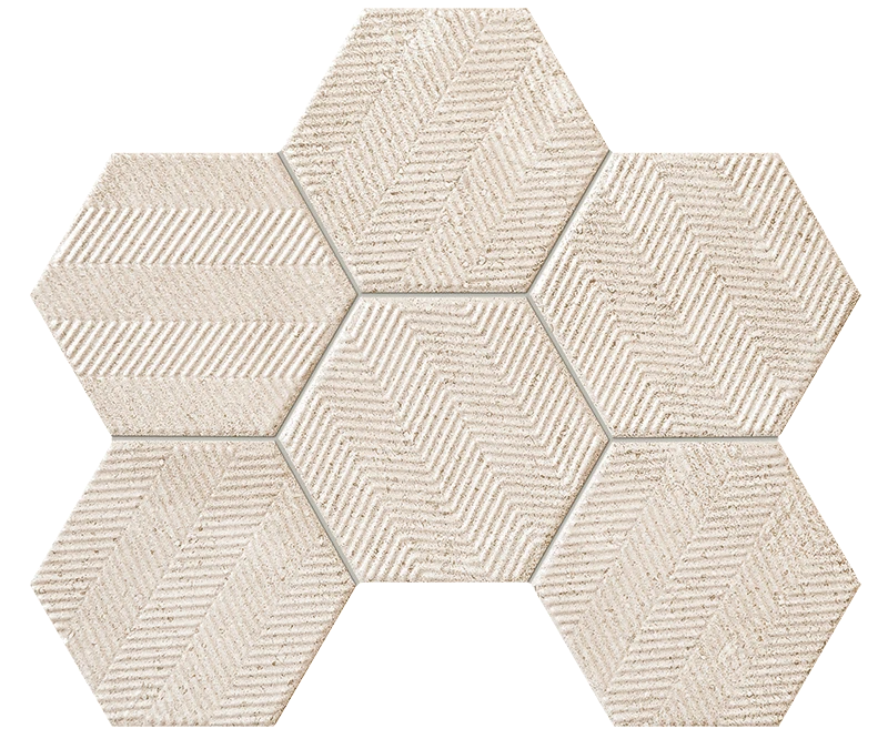 Настенная мозаика Tubadzin Sfumato hex 28,9x22,1 см