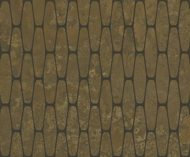 Универсальная плитка (керамогранит) Aparici Illusion Brass Stamp LAP 49.75x99.55 см