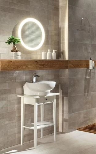 Настенная плитка Arte Estrella bar grey 7.8x23.7 см