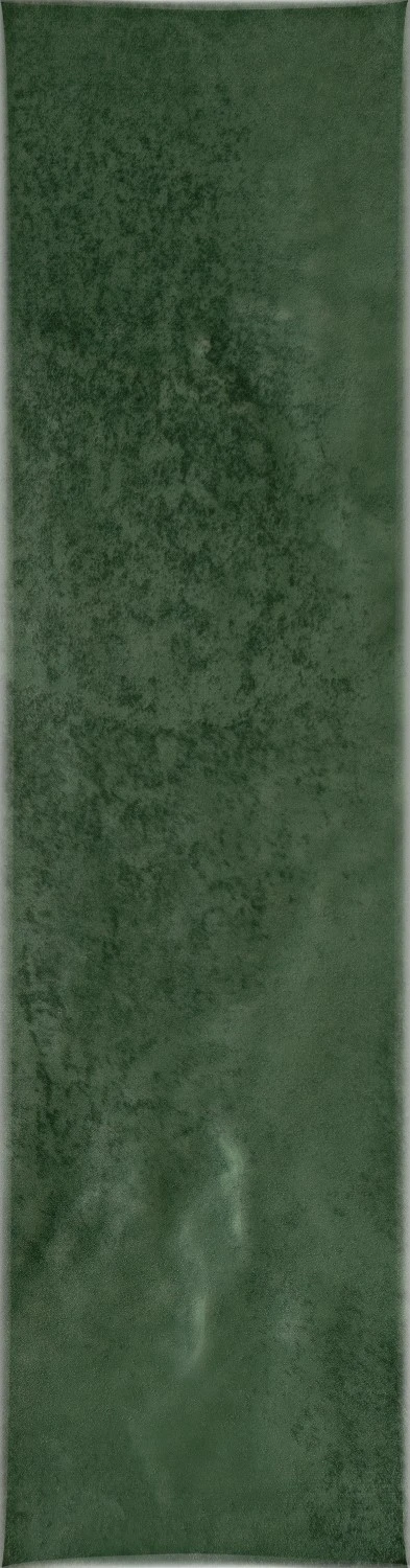 Настенная плитка Tubadzin Masovia verde A gloss STR 29.8x7.8x1 см