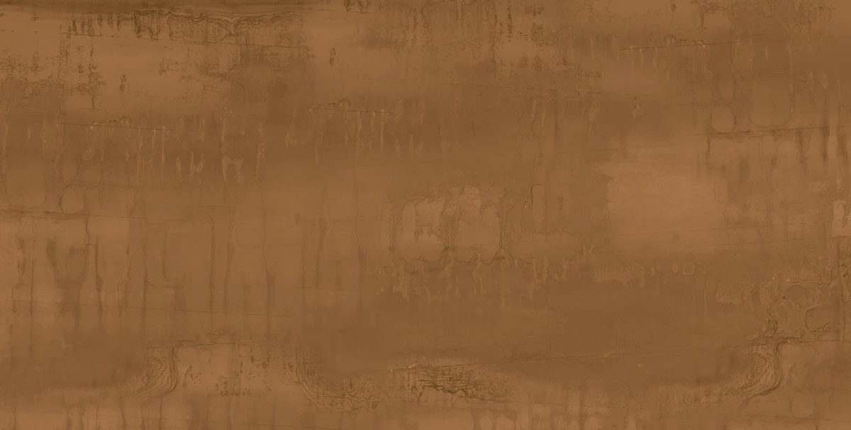 Универсальная плитка (керамогранит) Ennface Oxido Copper Carving 120x60 см