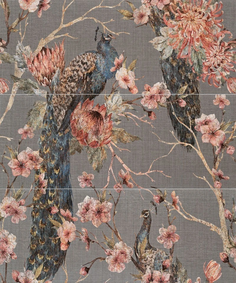 Настенный декор 3-х элементовый Tubadzin Tori Take 3x748x298 (748x898) см