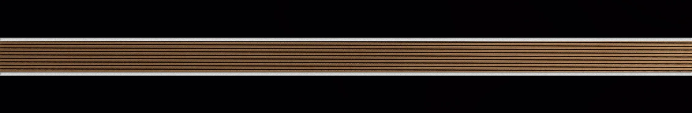 Настенный бордюр Massenet Noir 598x73 / 11mm