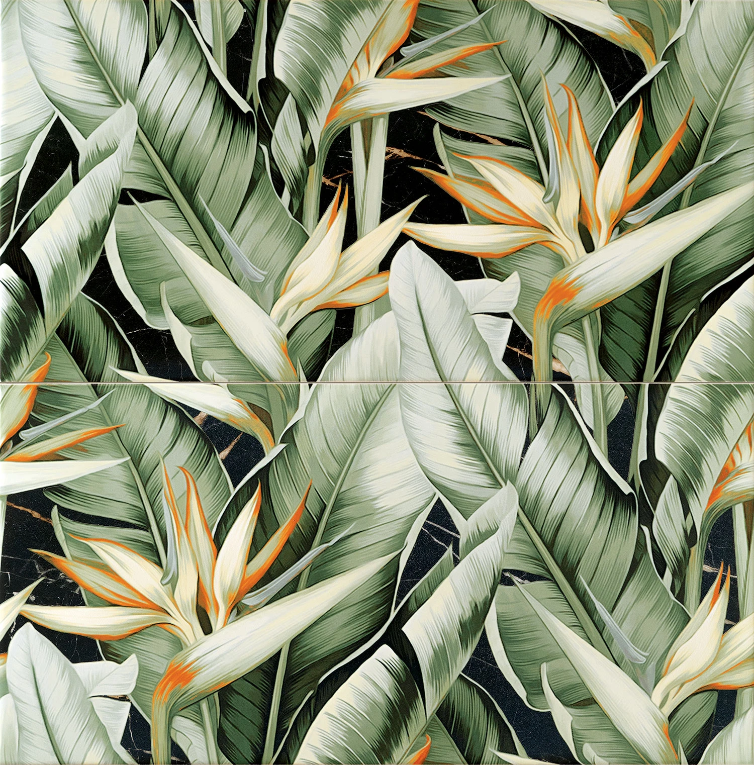 Настенное панно 2-х элемент. Domino Floris 61,8x60,8 см