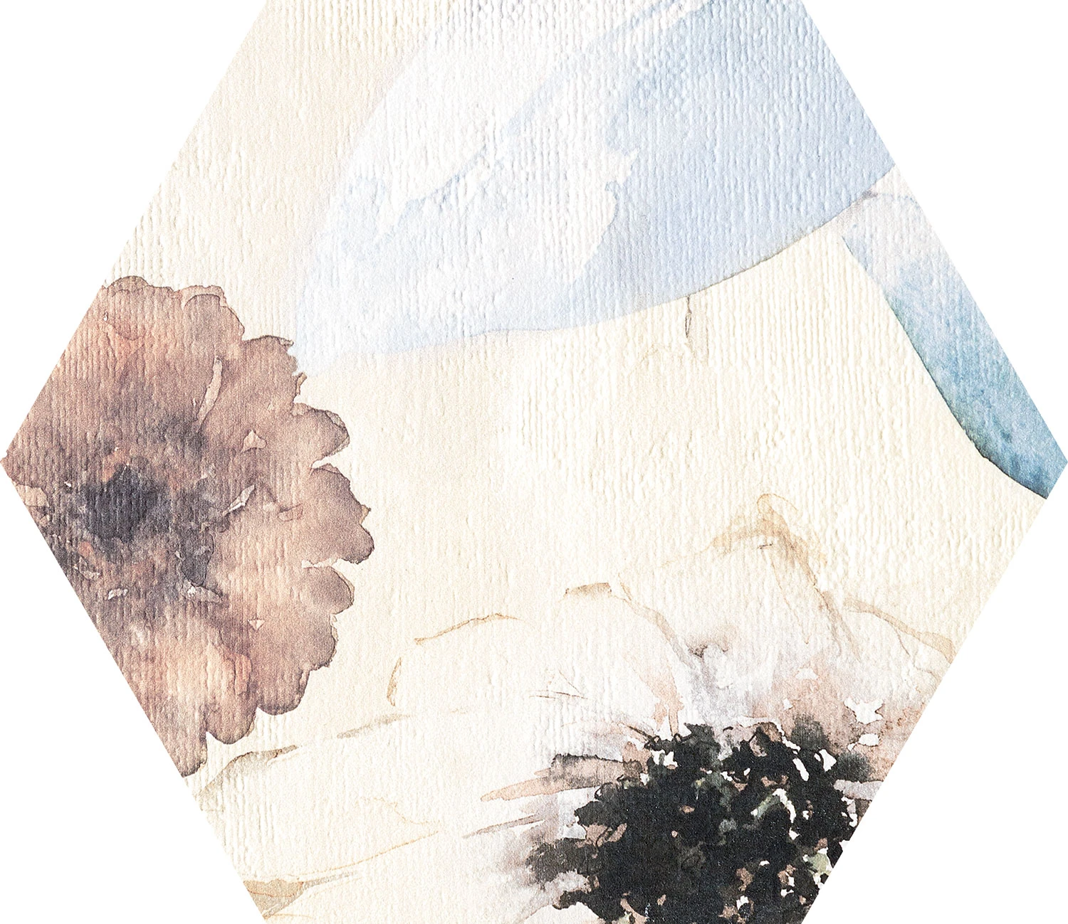 Настенный декор Tubadzin Mild Garden hex 22,1x19,2 см