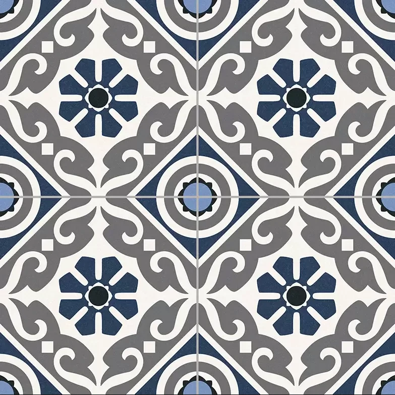 Напольная плитка Gayafores Musa blue 33,15x33,15 см