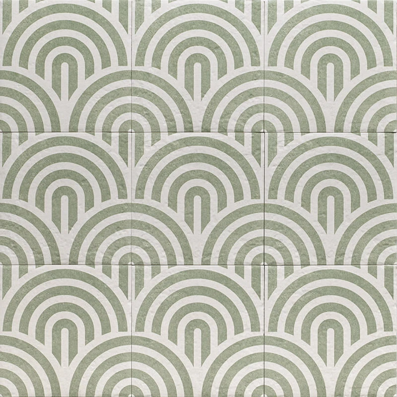 Универсальная плитка (керамогранит) Mainzu Decor Green Three 20x20 см