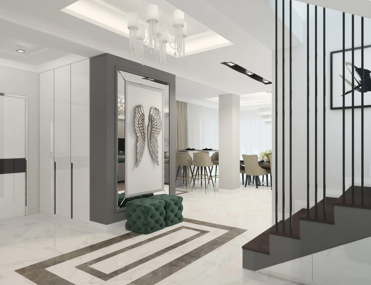 Проект дизайнера Егора Галузо с плиткой Tubadzin - Mulina и Pietrasanta