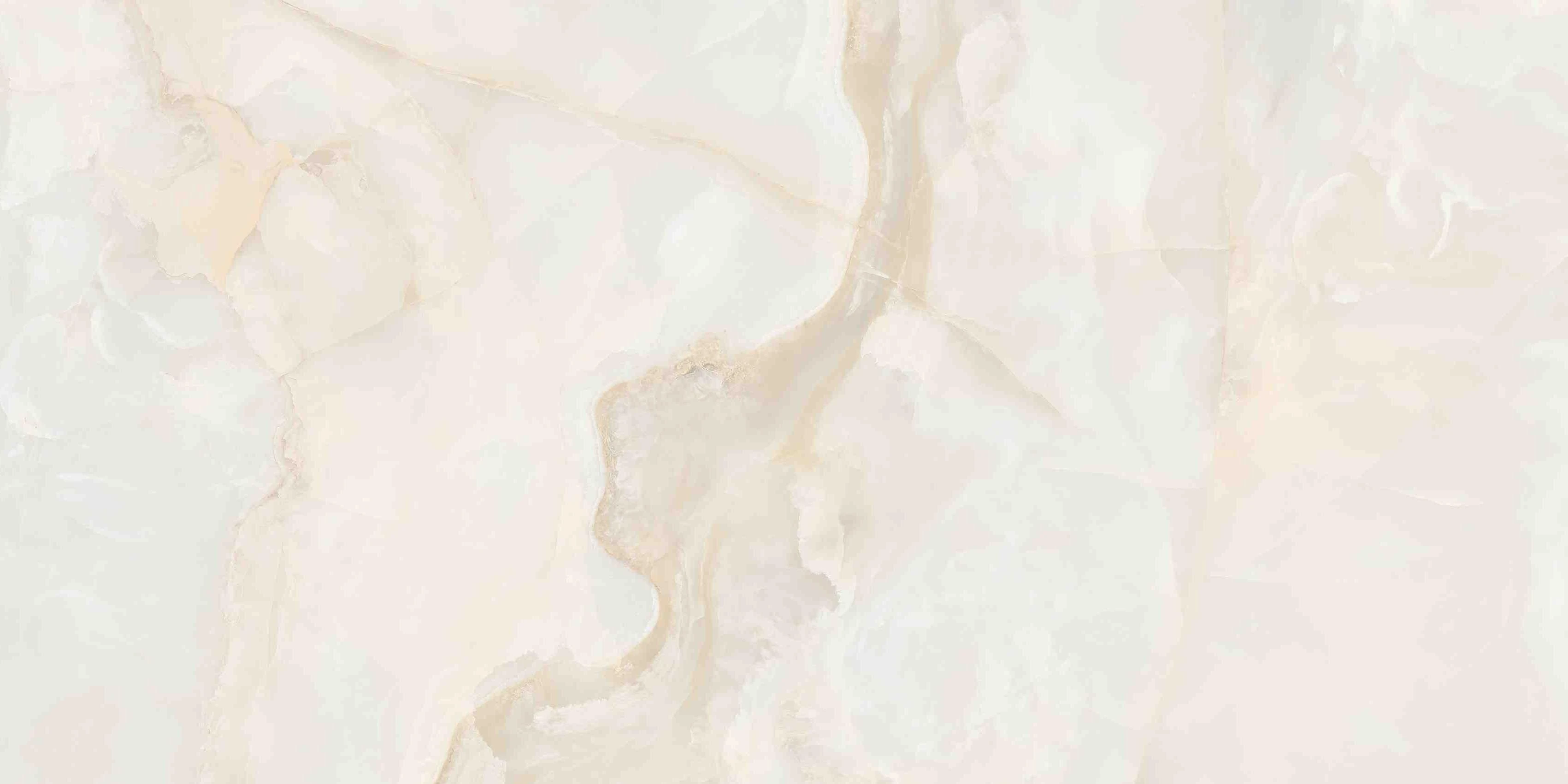 Универсальная плитка (керамогранит) Ennface Onix Cream Glossy 120x60 см