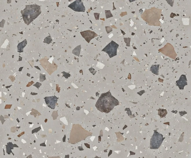 Универсальная плитка (керамогранит) Aparici Pebble Grey Natural 99.55x99.55 см