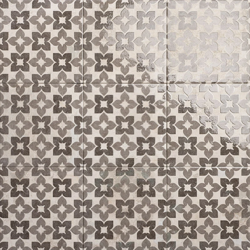 Универсальная плитка (керамогранит) Mainzu Meraki Decor Soul Black 20x20 см