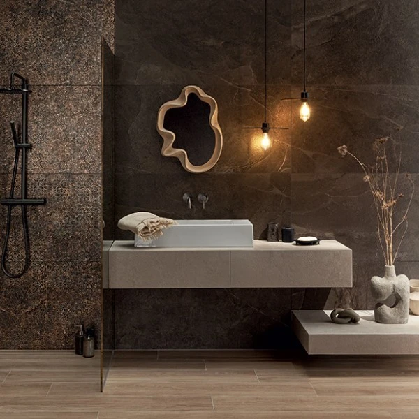 Напольная плитка (керамогранит) Tubadzin Grand Cave Brown LAP 59.8x59.8 см