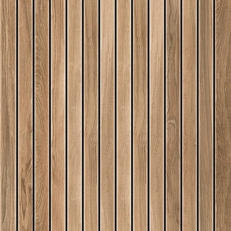 Утолщенная плитка (керамогранит) Tubadzin Wood Deck koraTER STR 59.8x59.8x1.8 см