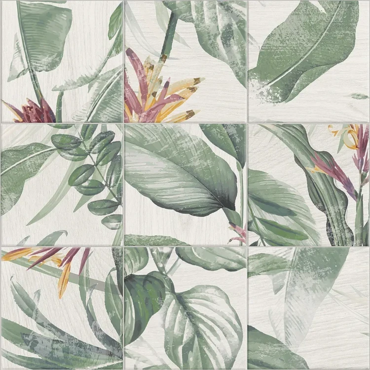 Универсальный декор из керамогранита Mainzu Decor Spring Leaves 20x20 см