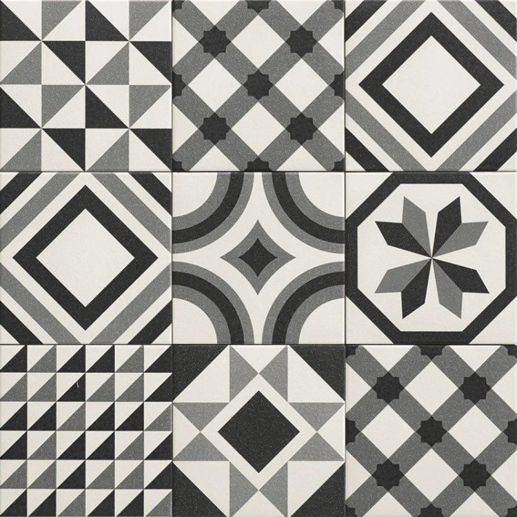 Универсальная плитка (керамогранит) Mainzu Trinity Black 20x20 см