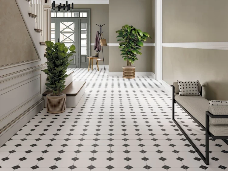 Напольная плитка (керамогранит) Realonda Canterbury Black 33x33 см