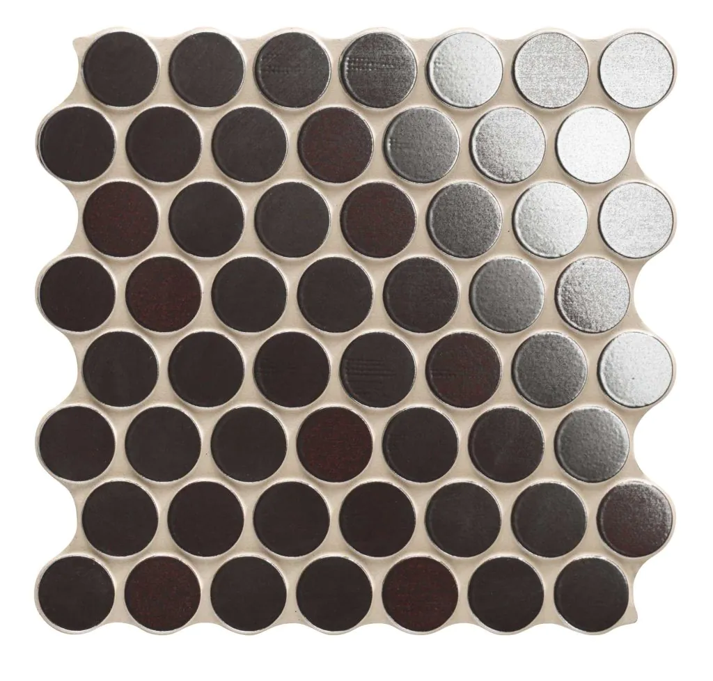 Настенная плитка (из керамогранита) Realonda Circle Metal 30.9x30.9 см