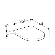 Сиденье для унитаза Geberit ICON 574130000 Сиденье для унитаза Geberit ICON 574130000