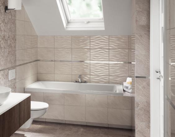 Настенная плитка Domino Oxide Ecru STR 25x36 см