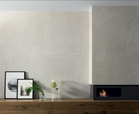 Универсальная плитка (керамогранит) Tubadzin Grand Cave Ivory STR 119.8x119.8 см