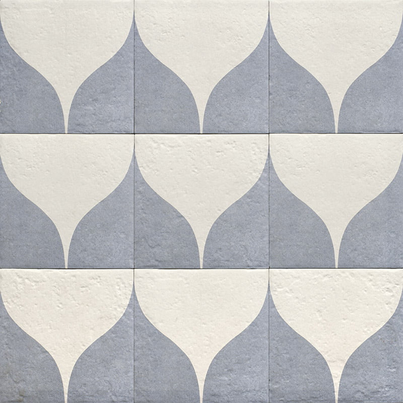 Универсальная плитка (керамогранит) Mainzu Decor Blue Two 20x20 см