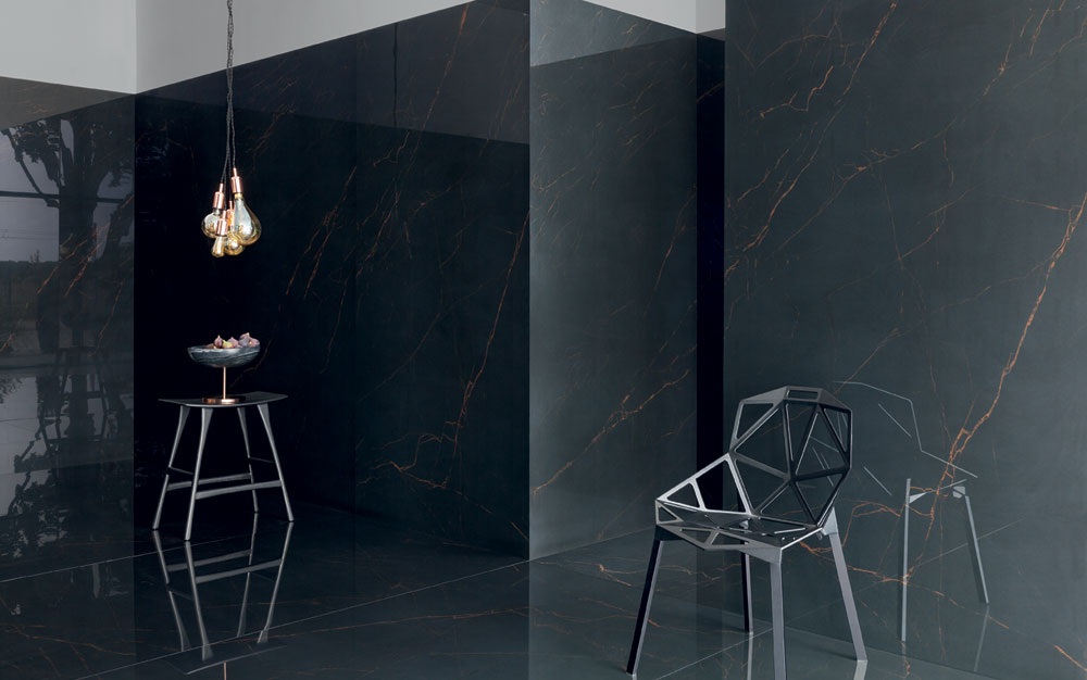 Плитка под черный камень