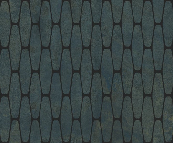 Универсальная плитка (керамогранит) Aparici Illusion Turquoise Stamp LAP 49.75x99.55 см