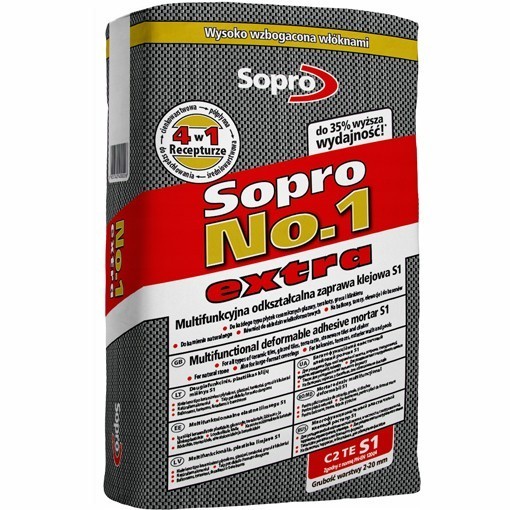 Ð£Ð½Ð¸Ð²ÐµÑ€ÑÐ°Ð»ÑŒÐ½Ñ‹Ð¹ Ð²Ñ‹ÑÐ¾ÐºÐ¾ÑÐ»Ð°ÑÑ‚Ð¸Ñ‡Ð½Ñ‹Ð¹ ÐºÐ»ÐµÐ¹ Sopro â„–1/ Extra 22.5 ÐºÐ³