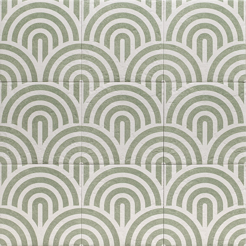 Универсальная плитка (керамогранит) Mainzu Decor Green Three 20x20 см