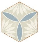 Универсальная плитка (керамогранит) Ennface Kaleidoscope Blue Matt 22x25 см