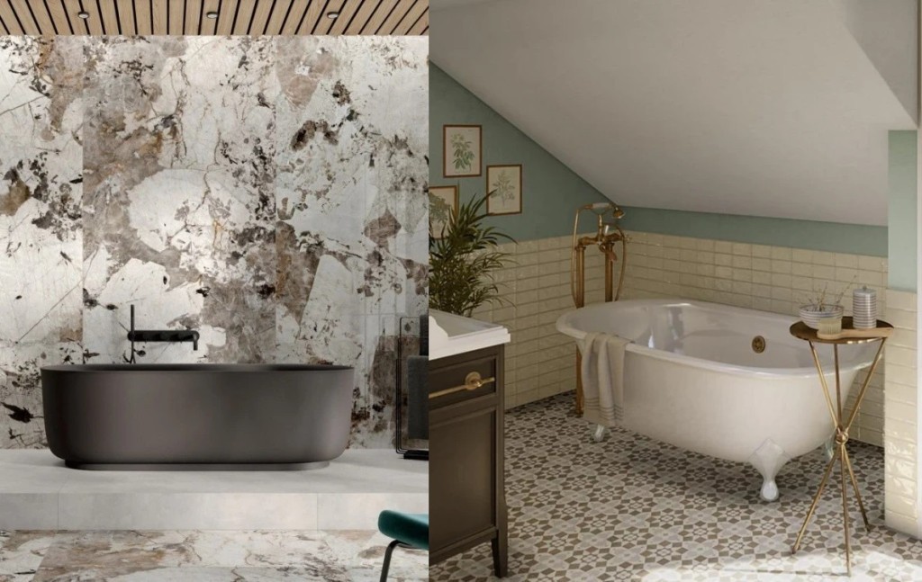 Трендовая плитка для ванной Трендовая плитка для ванной