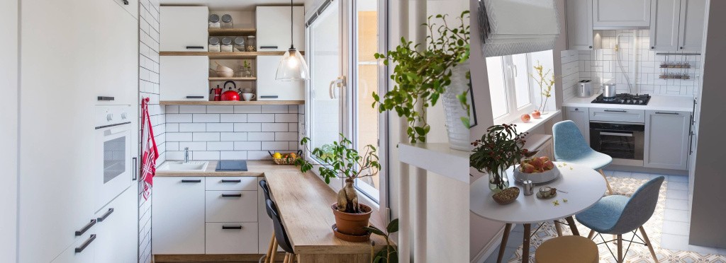 Варианты оформления маленькой кухни Варианты оформления маленькой кухни