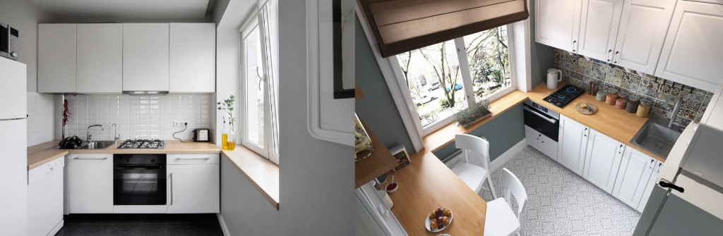 Примеры маленьких кухонь Примеры маленьких кухонь