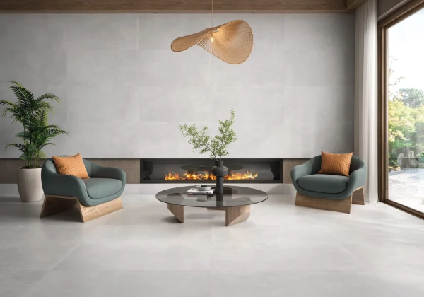 Универсальная плитка (керамогранит) Azulev Organic Grey 120x60 см