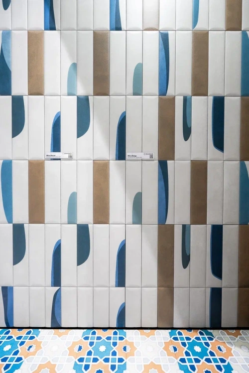 Универсальная плитка (керамогранит) Ennface Mira decor MATT 7.5 х30 см