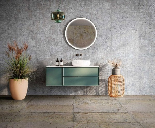 Универсальная плитка (керамогранит) Aparici Rug Grey Natural 49.75x99.55 см