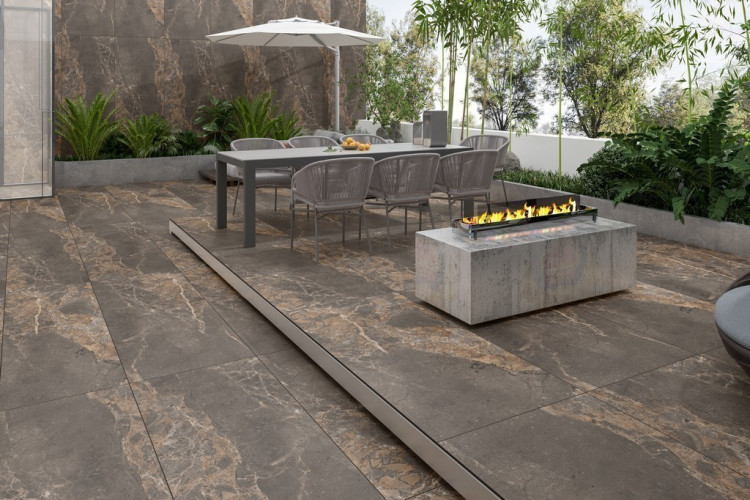 Универсальная плитка (керамогранит) Ennface Stone River 120x60 см