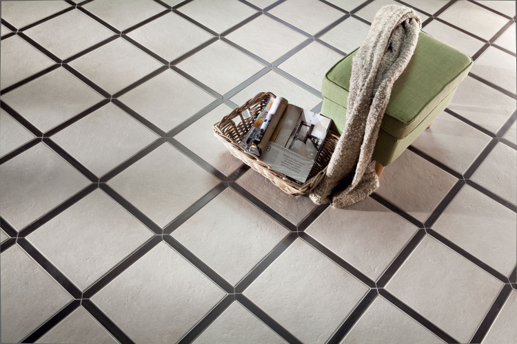 Напольная плитка (керамогранит) Domino Visage szary 33.3x33.3 см