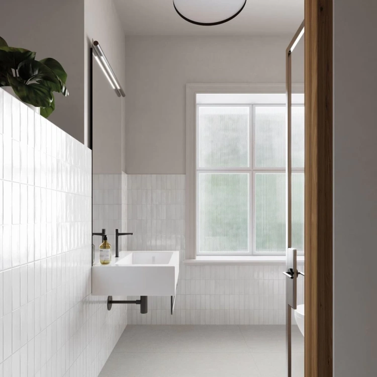 Настенная плитка (из керамогранита) Gayafores Deco Allure White 32x62.5 см