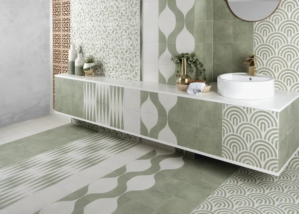 Универсальная плитка (керамогранит) Mainzu Decor Green Two 20x20 см