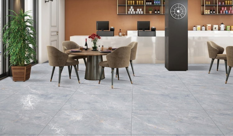 Универсальная плитка (керамогранит) Ennface Fenix Silver Carving 160x80 см