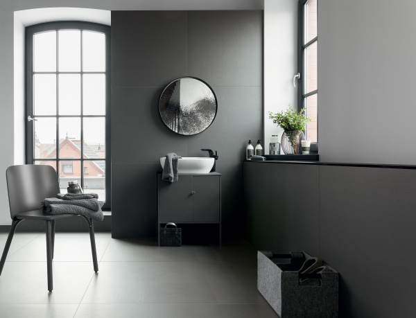 Напольная плитка (керамогранит) Tubadzin Industrio Dark Brown 59.8x59.8 см